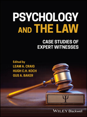 cover image of Psychology and the Law